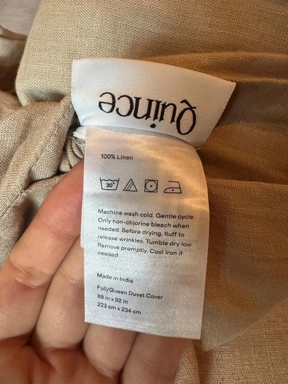 Quince european linen